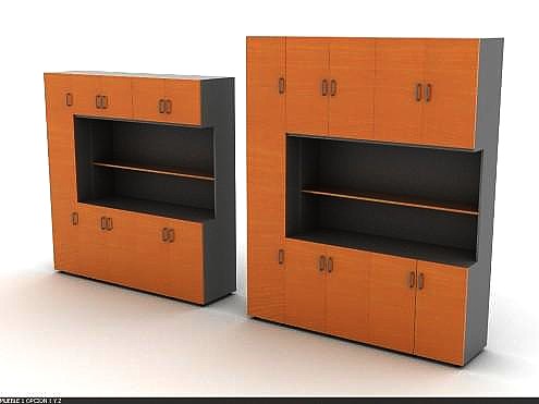 libreros con puertas